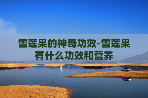 雪莲果的神奇功效-雪莲果有什么功效和营养